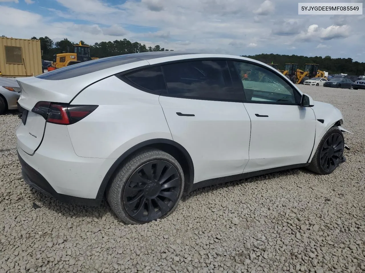 2021 Tesla Model Y VIN: 5YJYGDEE9MF085549 Lot: 74238144