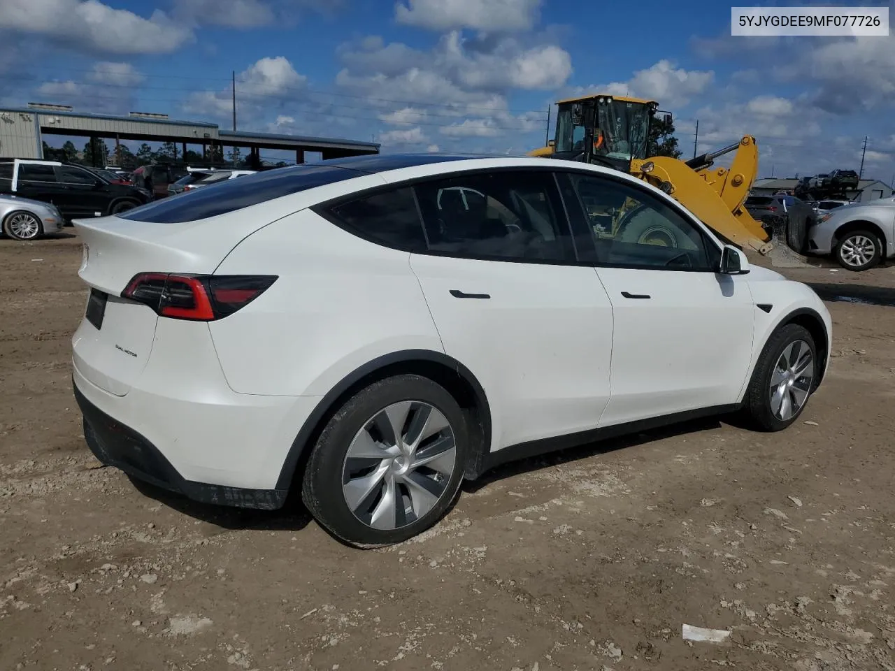 2021 Tesla Model Y VIN: 5YJYGDEE9MF077726 Lot: 74425864