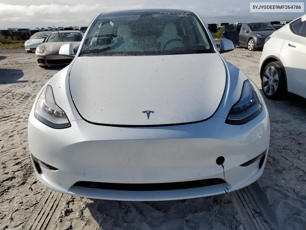 2021 Tesla Model Y VIN: 5YJYGDEE9MF264786 Lot: 74689864