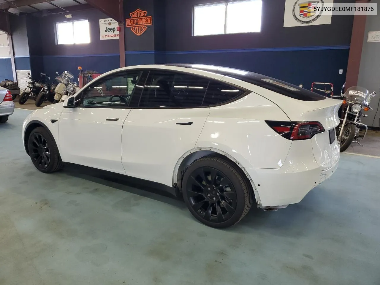 2021 Tesla Model Y VIN: 5YJYGDEE0MF181876 Lot: 74809714