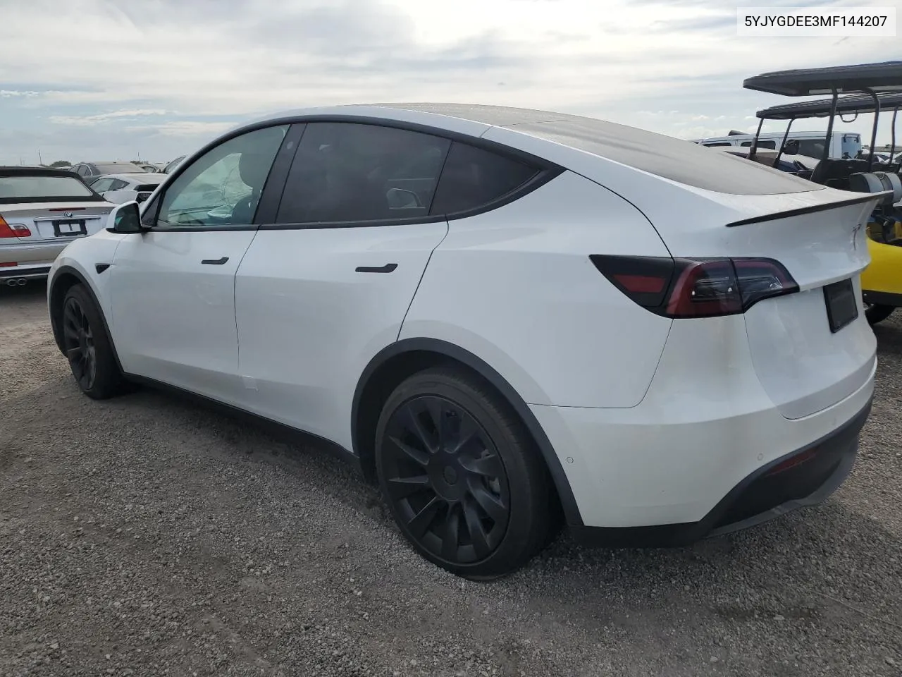 2021 Tesla Model Y VIN: 5YJYGDEE3MF144207 Lot: 75061664