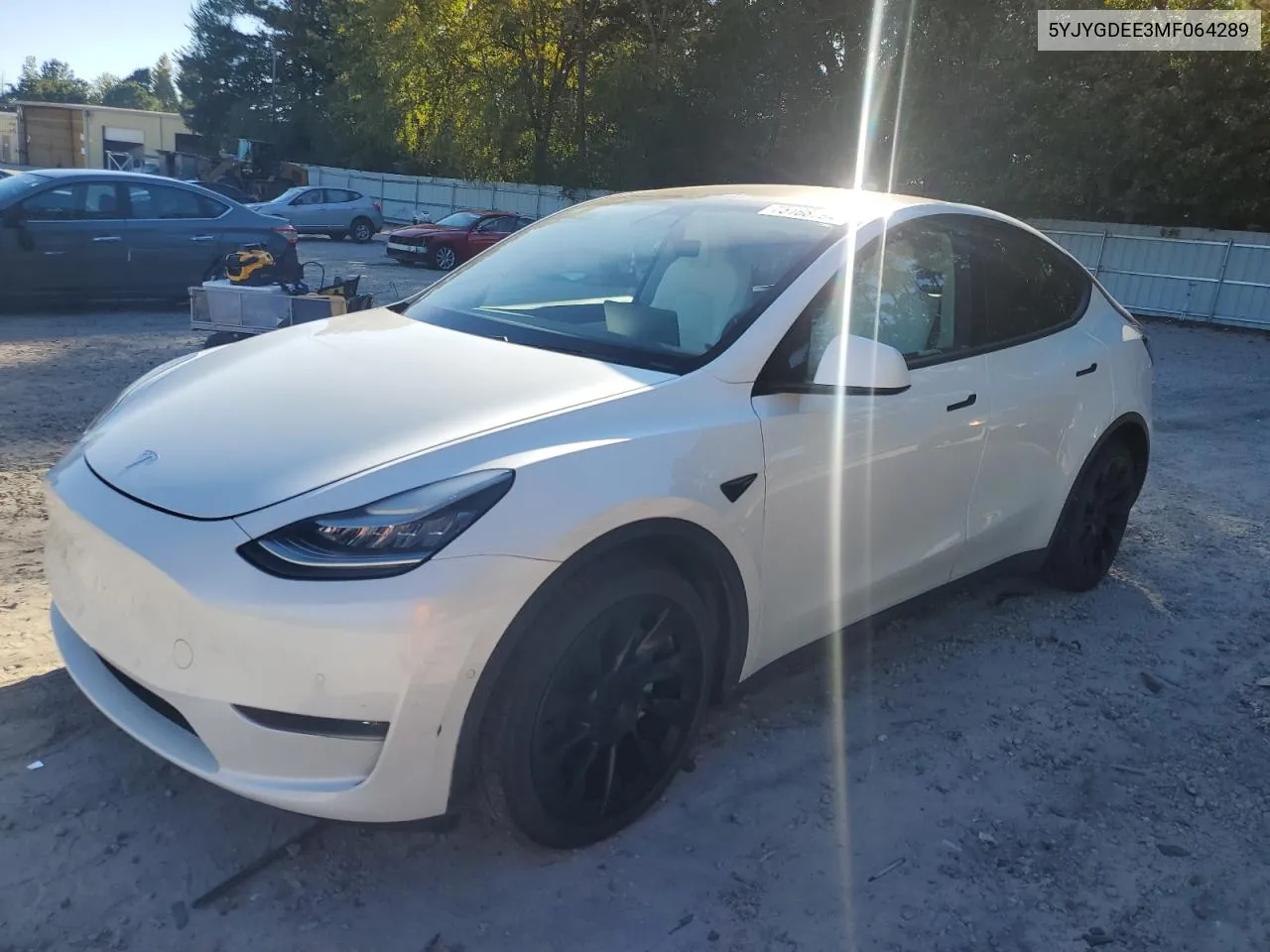 2021 Tesla Model Y VIN: 5YJYGDEE3MF064289 Lot: 75168794