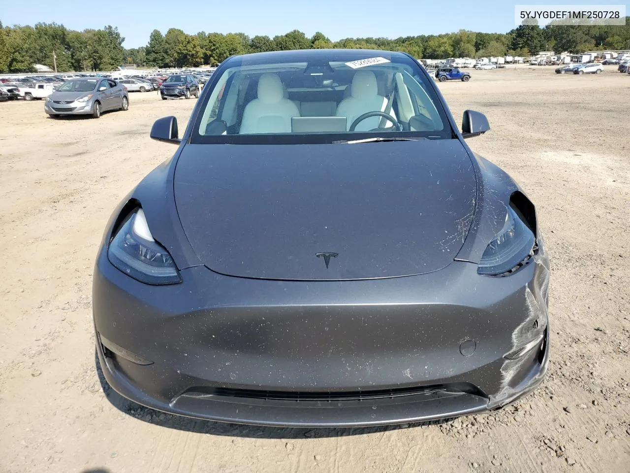 5YJYGDEF1MF250728 2021 Tesla Model Y