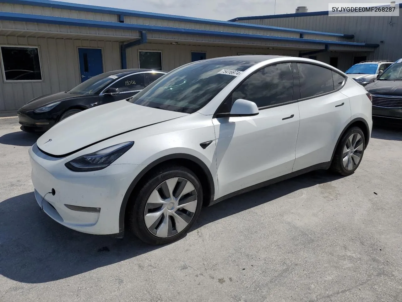 5YJYGDEE0MF268287 2021 Tesla Model Y