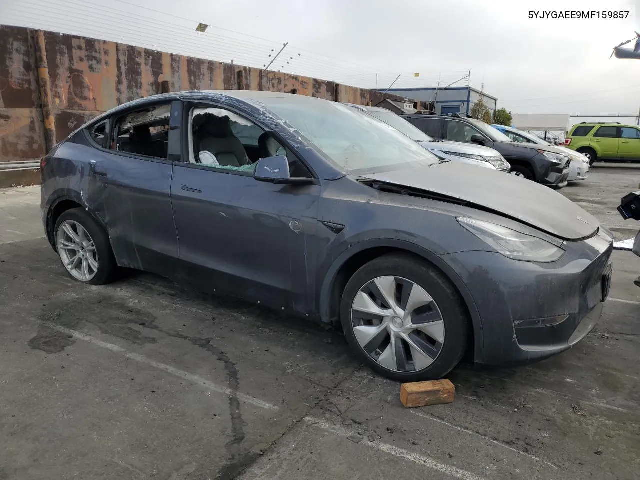 2021 Tesla Model Y VIN: 5YJYGAEE9MF159857 Lot: 75469884