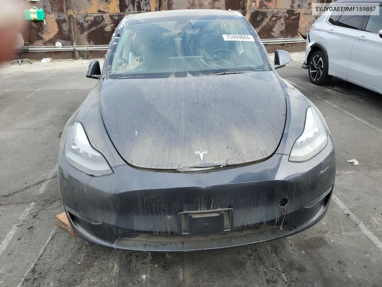 2021 Tesla Model Y VIN: 5YJYGAEE9MF159857 Lot: 75469884