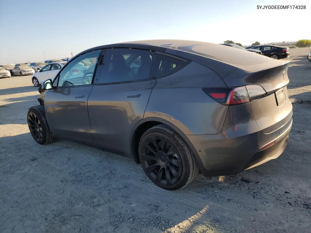 2021 Tesla Model Y VIN: 5YJYGDEE0MF174328 Lot: 75702494