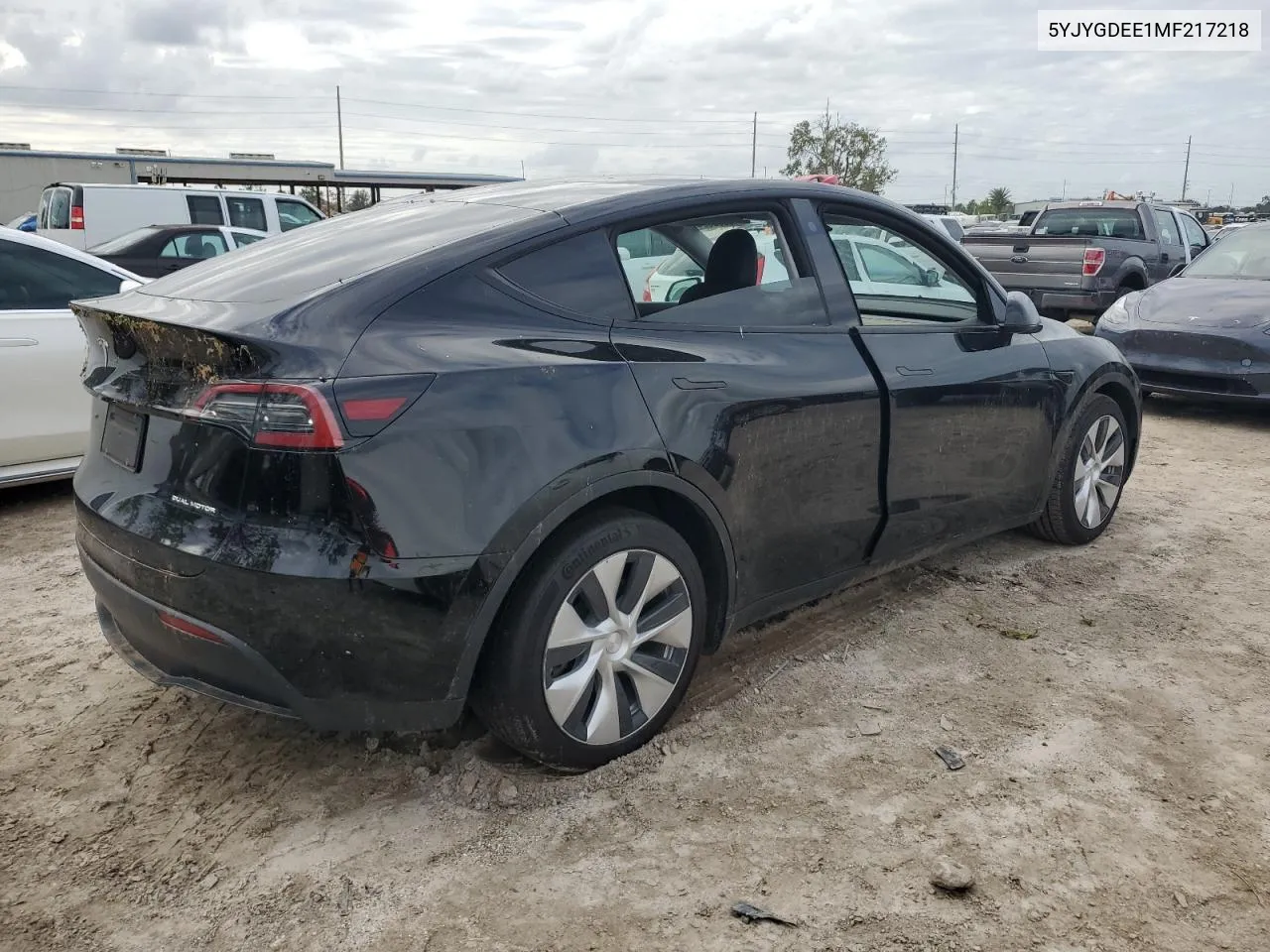 2021 Tesla Model Y VIN: 5YJYGDEE1MF217218 Lot: 75852624