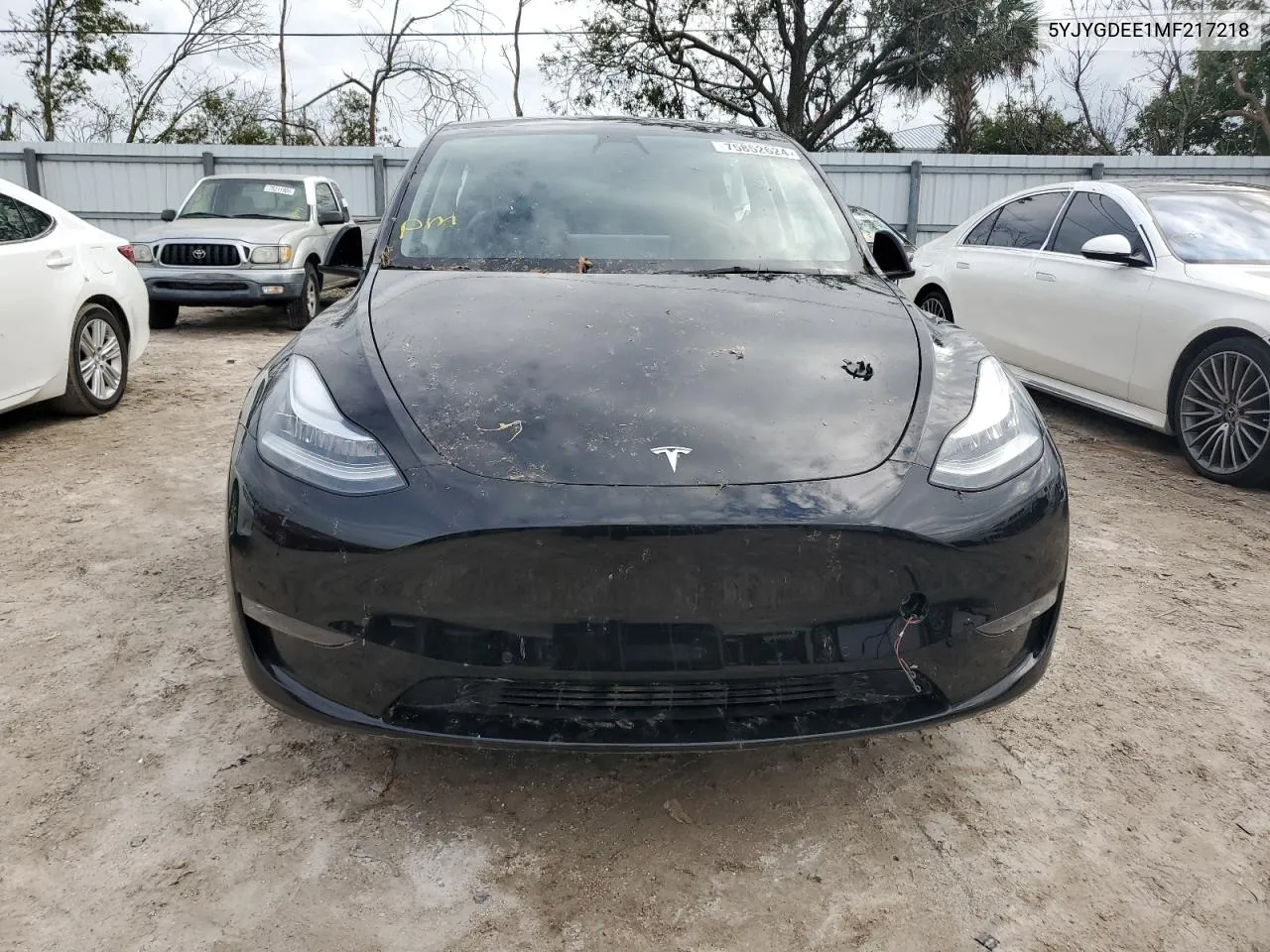 2021 Tesla Model Y VIN: 5YJYGDEE1MF217218 Lot: 75852624