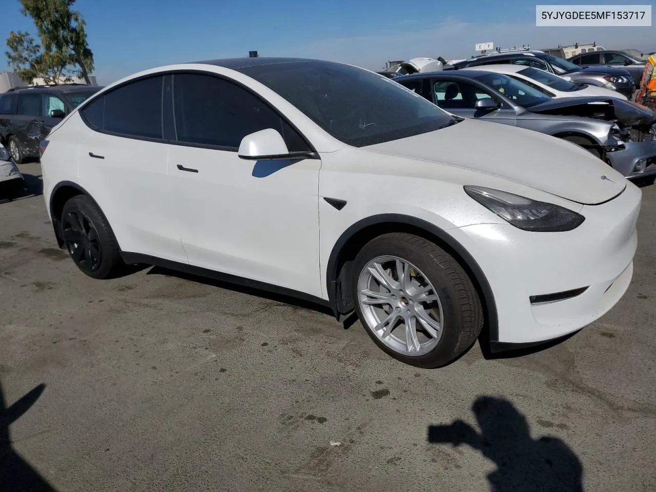 5YJYGDEE5MF153717 2021 Tesla Model Y