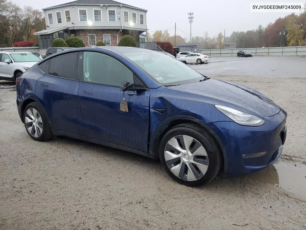 2021 Tesla Model Y VIN: 5YJYGDEE0MF245009 Lot: 77526034