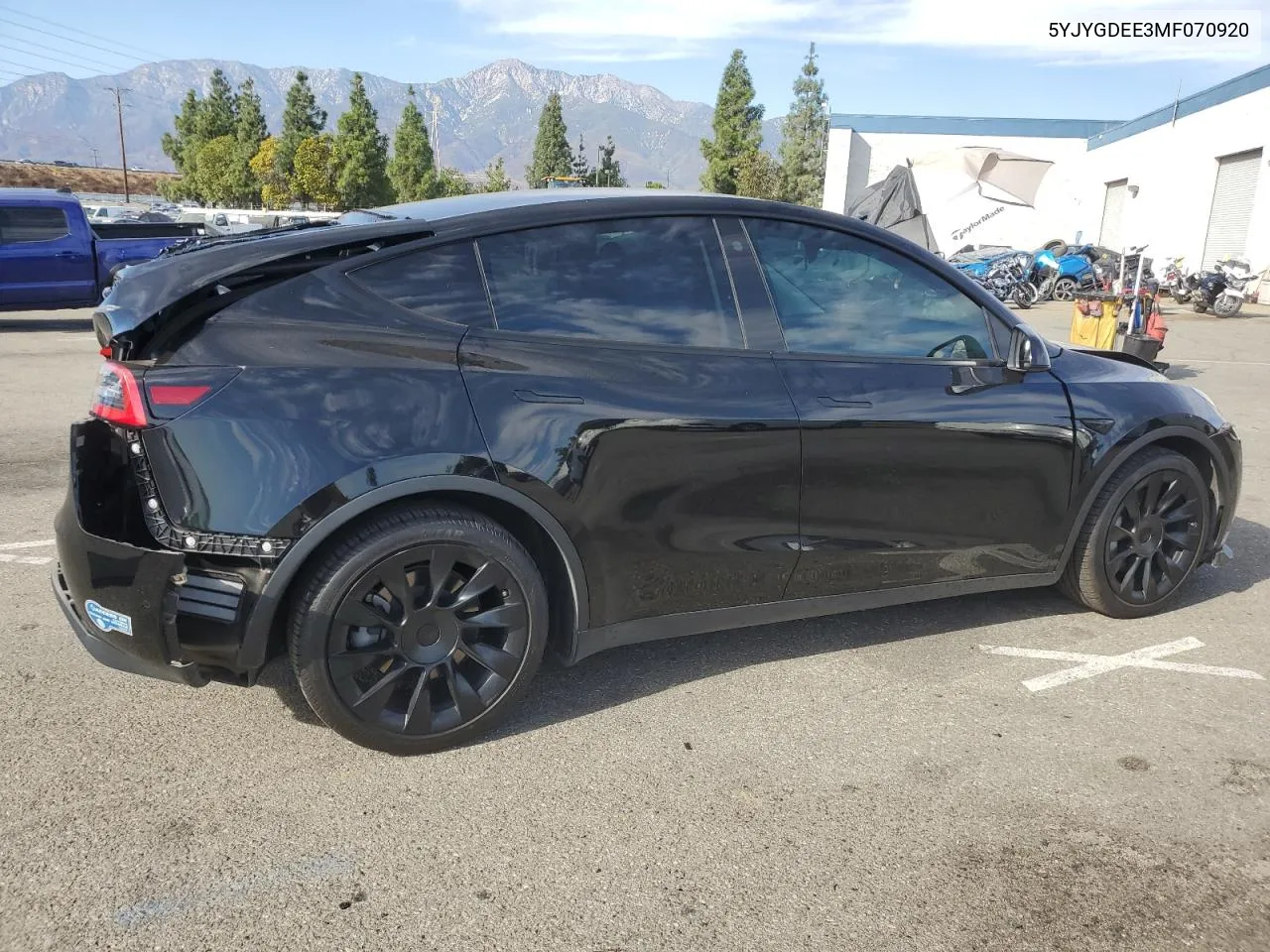 2021 Tesla Model Y VIN: 5YJYGDEE3MF070920 Lot: 78286094