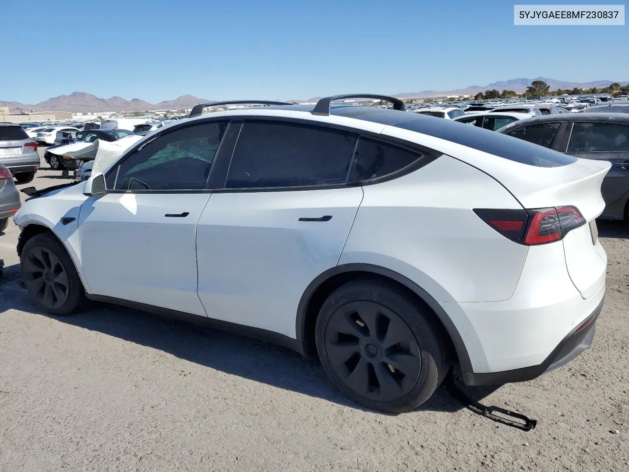 2021 Tesla Model Y VIN: 5YJYGAEE8MF230837 Lot: 78543654