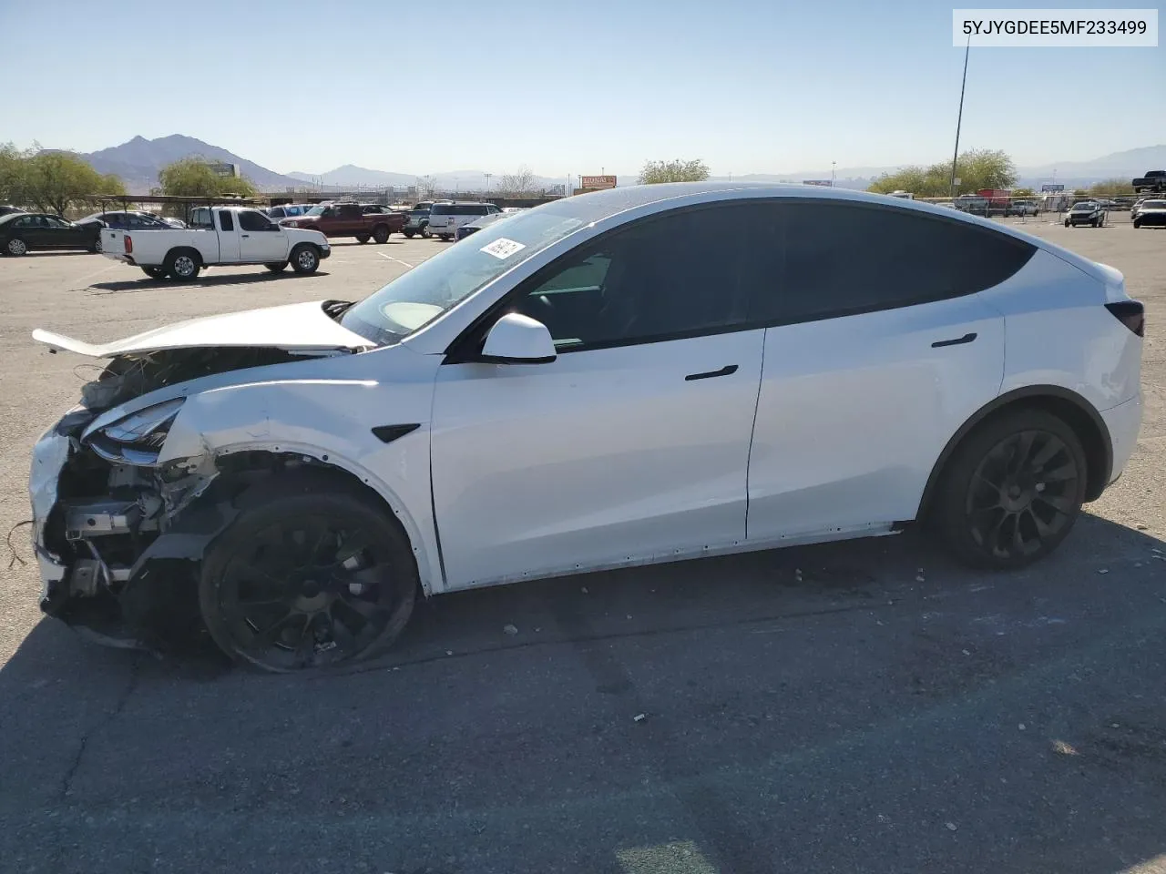 2021 Tesla Model Y VIN: 5YJYGDEE5MF233499 Lot: 78699274