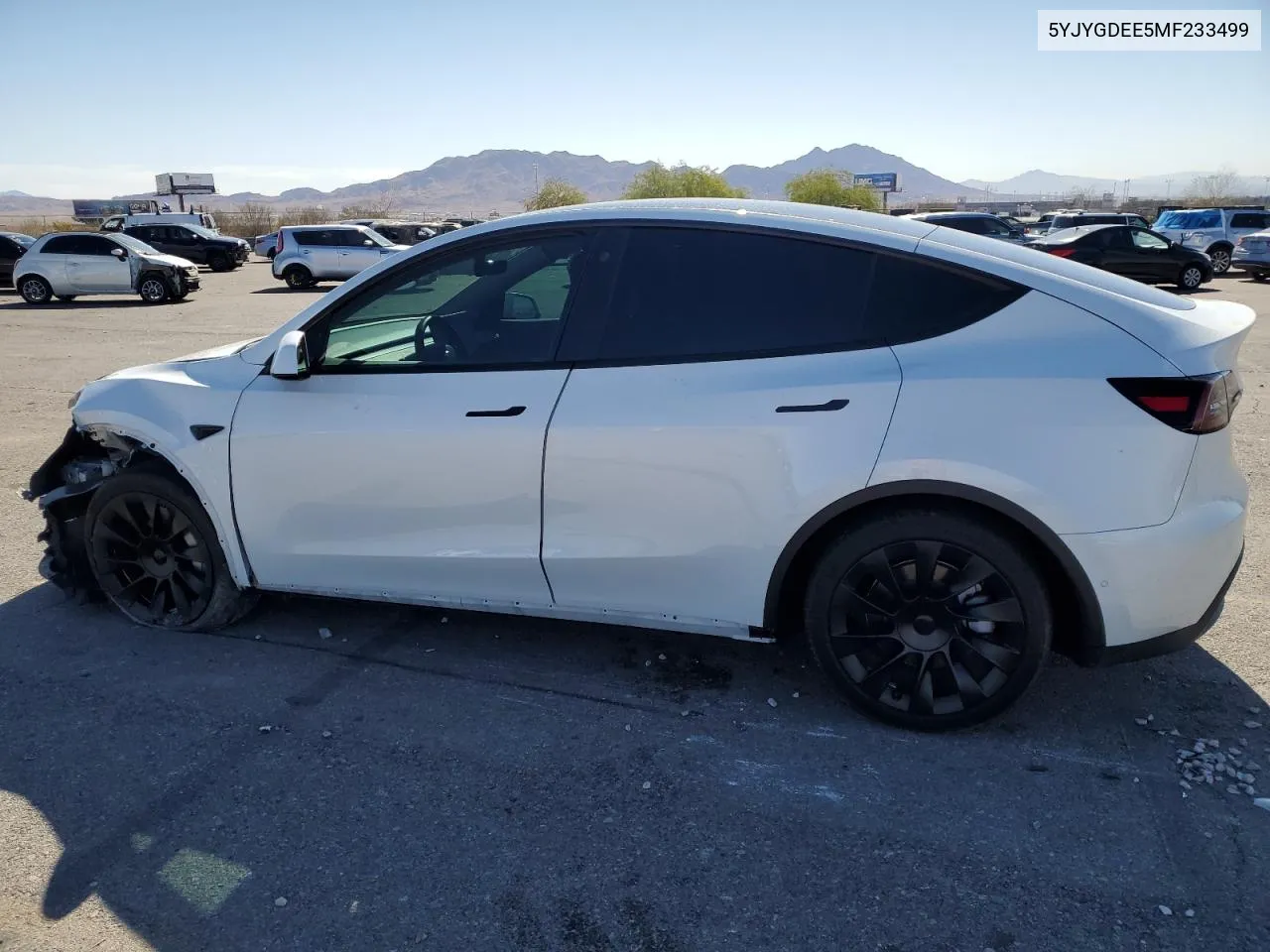 2021 Tesla Model Y VIN: 5YJYGDEE5MF233499 Lot: 78699274