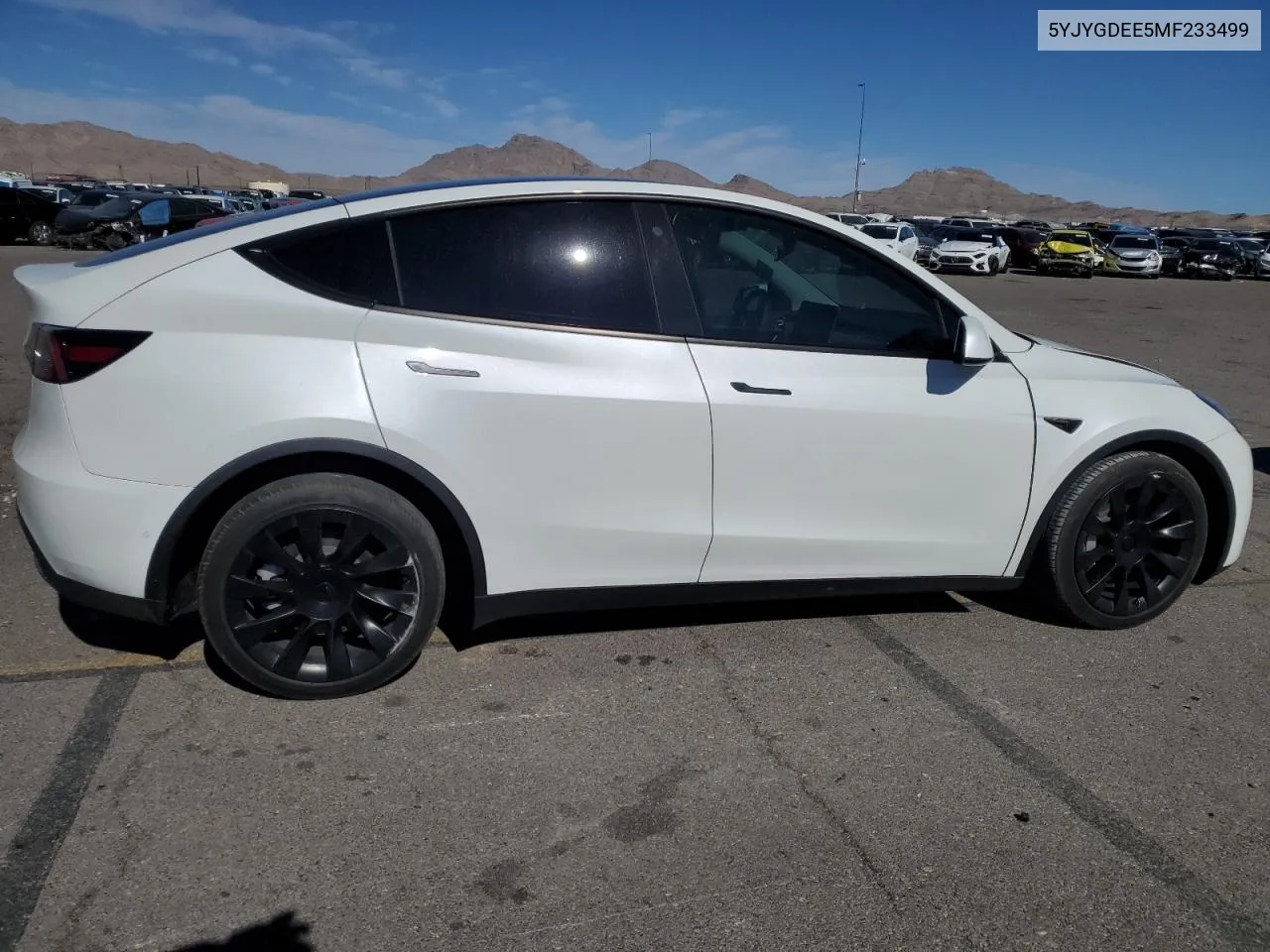 2021 Tesla Model Y VIN: 5YJYGDEE5MF233499 Lot: 78699274