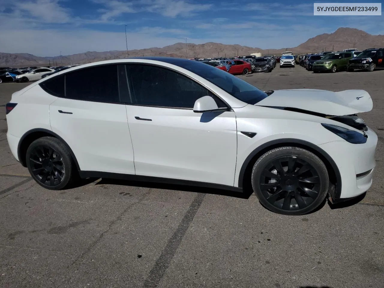 2021 Tesla Model Y VIN: 5YJYGDEE5MF233499 Lot: 78699274