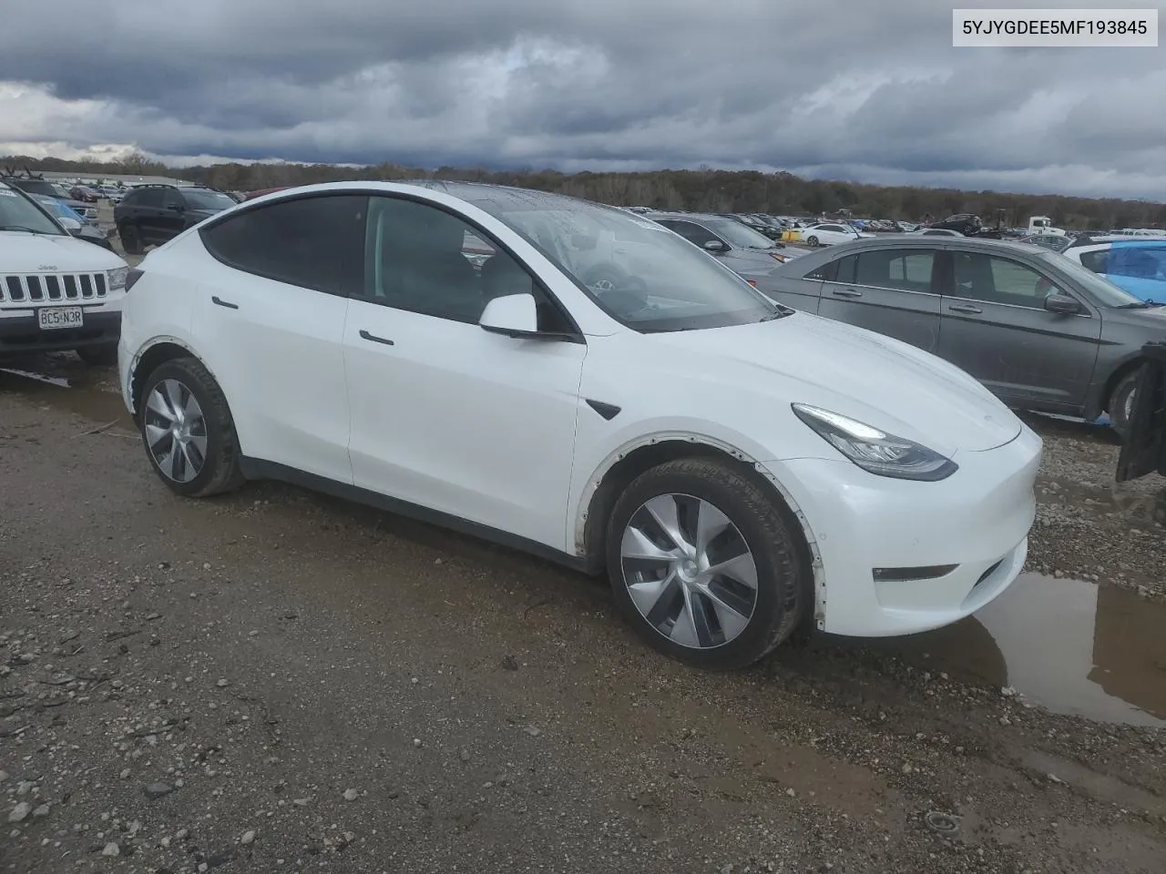 5YJYGDEE5MF193845 2021 Tesla Model Y