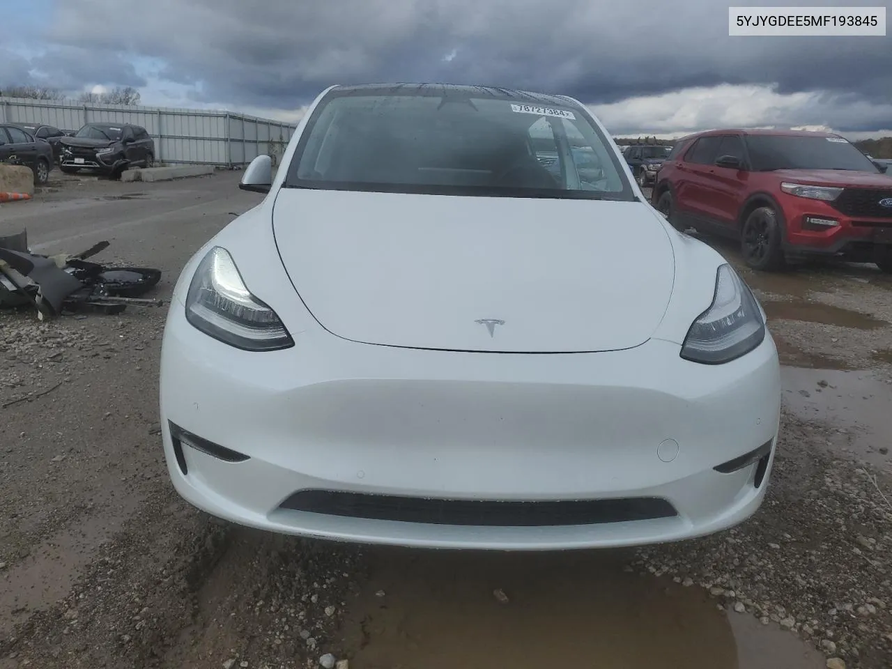 5YJYGDEE5MF193845 2021 Tesla Model Y