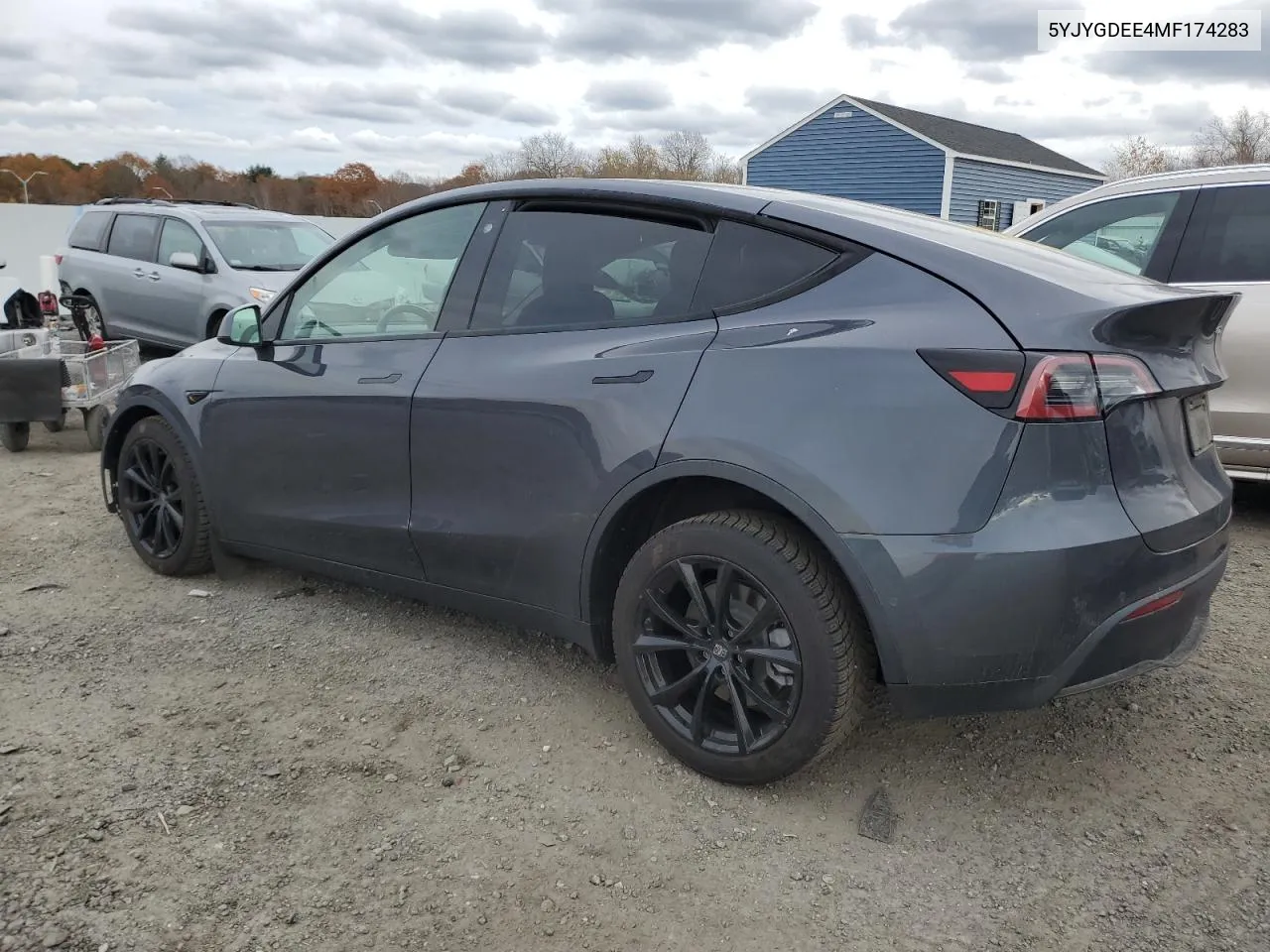 2021 Tesla Model Y VIN: 5YJYGDEE4MF174283 Lot: 78814454