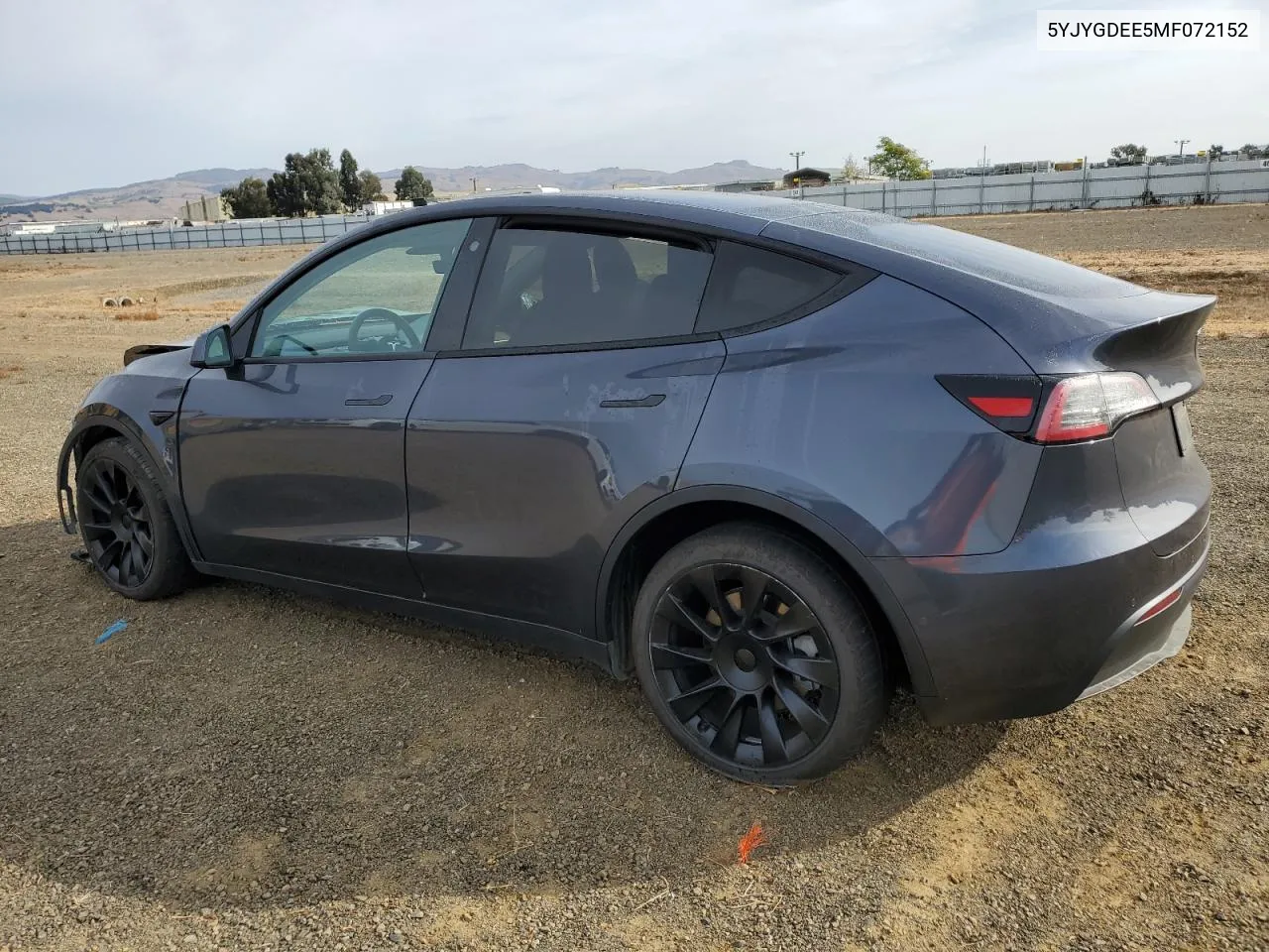 2021 Tesla Model Y VIN: 5YJYGDEE5MF072152 Lot: 78934324