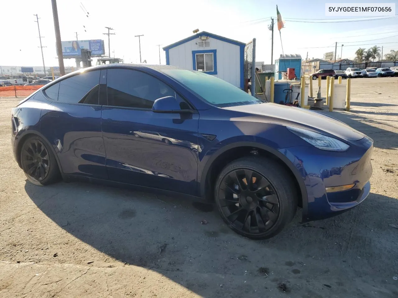 2021 Tesla Model Y VIN: 5YJYGDEE1MF070656 Lot: 79042364