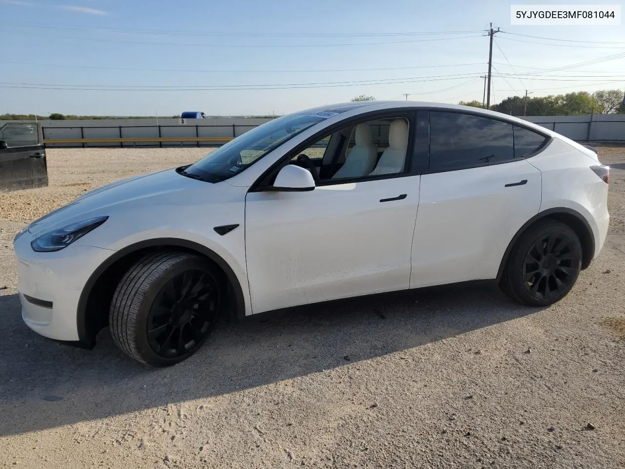 2021 Tesla Model Y VIN: 5YJYGDEE3MF081044 Lot: 79405684