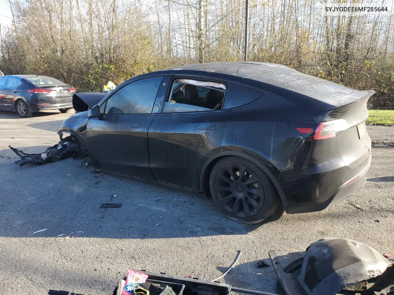 2021 Tesla Model Y VIN: 5YJYGDEE6MF285644 Lot: 79886474