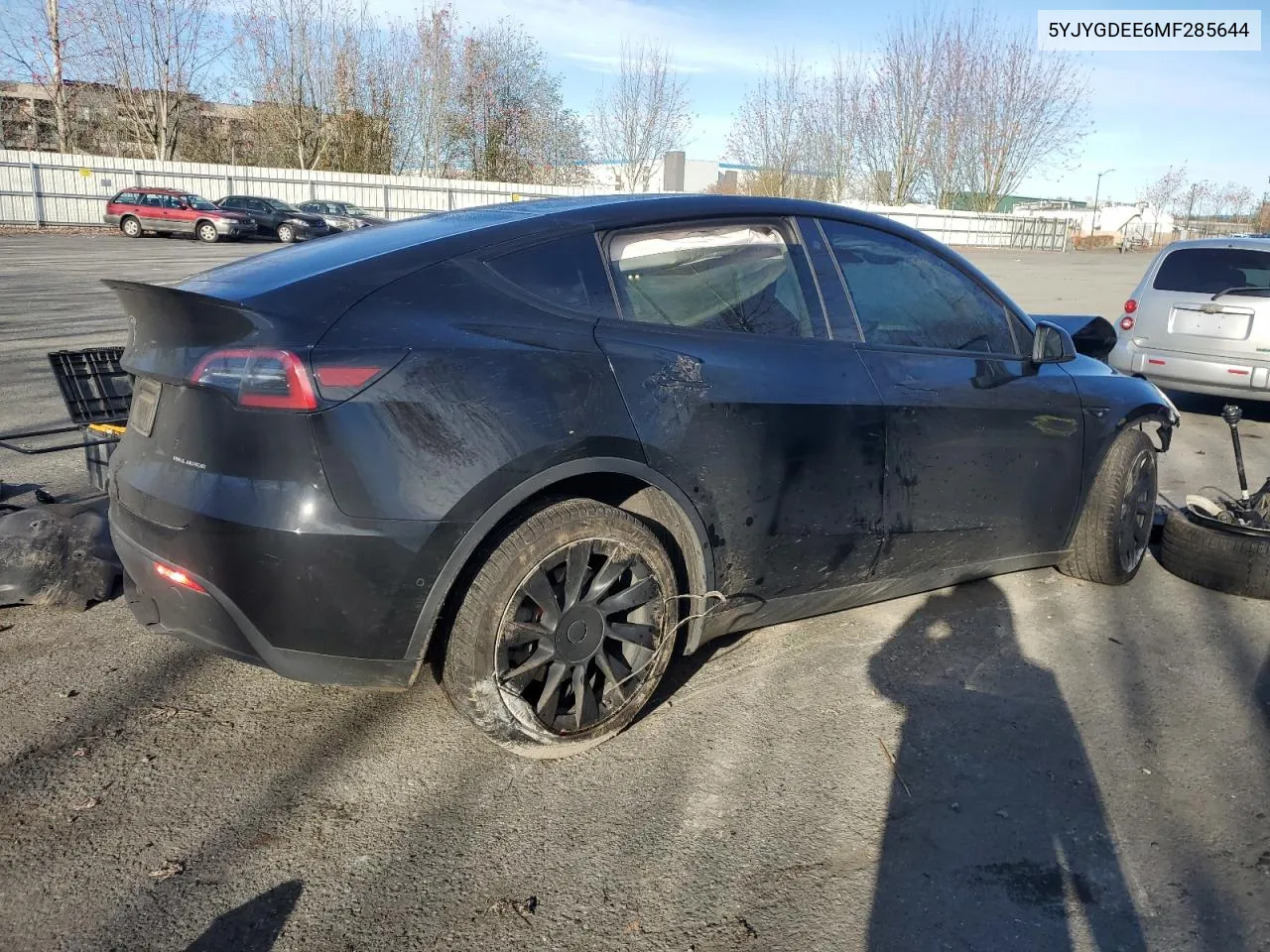 2021 Tesla Model Y VIN: 5YJYGDEE6MF285644 Lot: 79886474