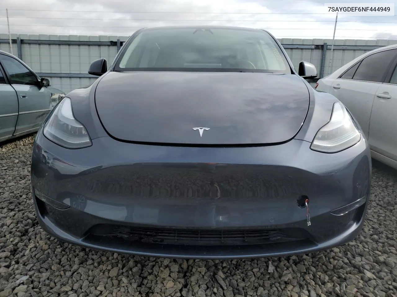 2022 Tesla Model Y VIN: 7SAYGDEF6NF444949 Lot: 43070724