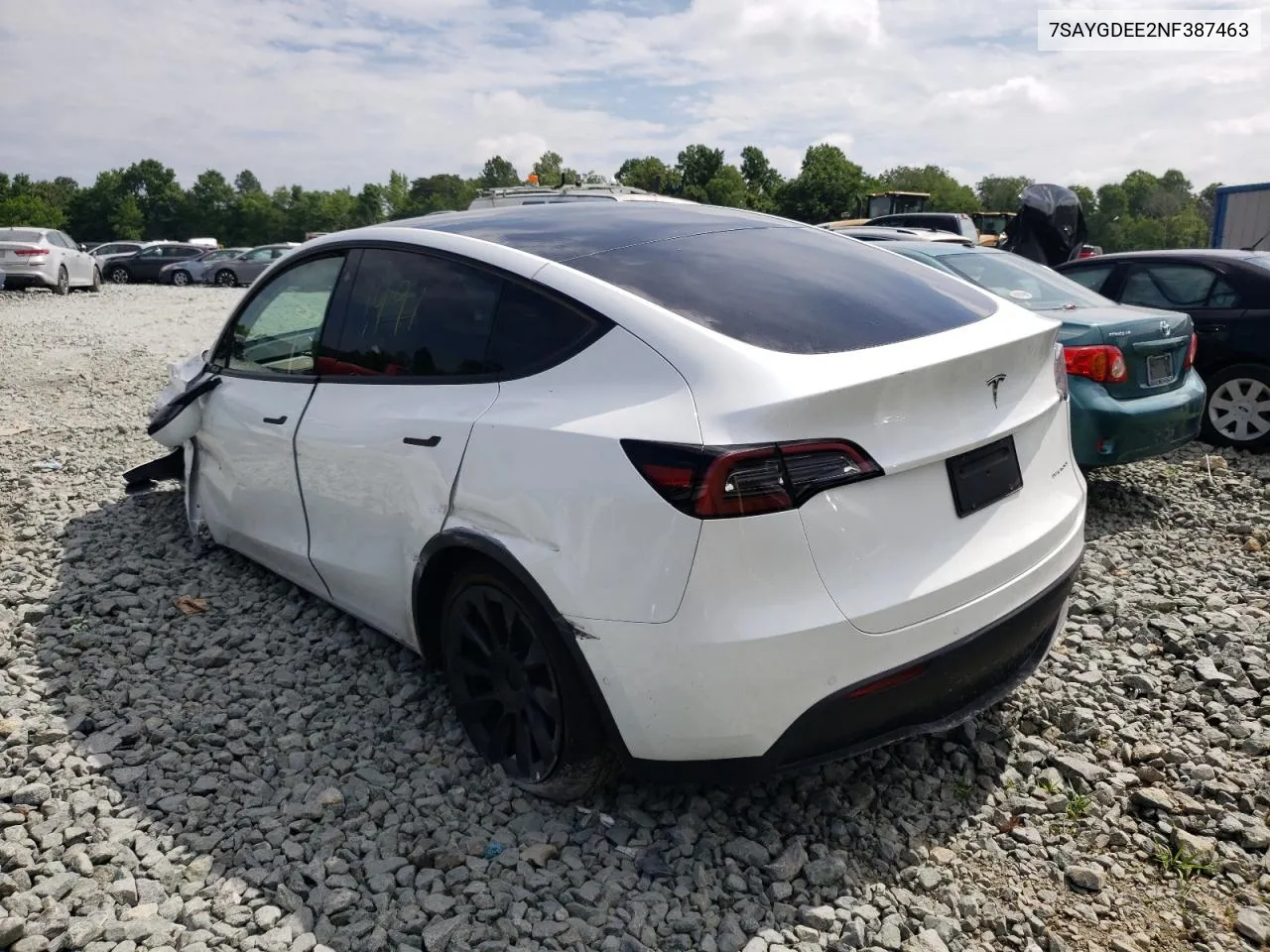 7SAYGDEE2NF387463 2022 Tesla Model Y