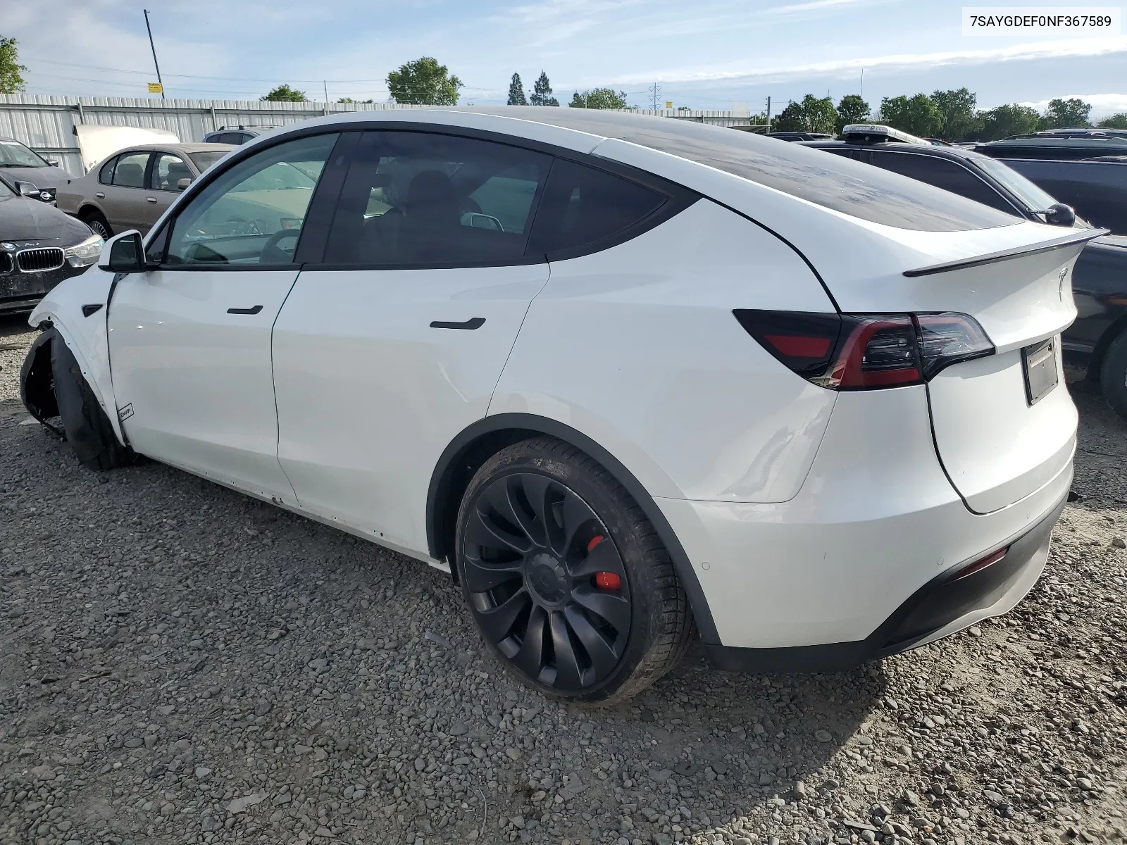 7SAYGDEF0NF367589 2022 Tesla Model Y