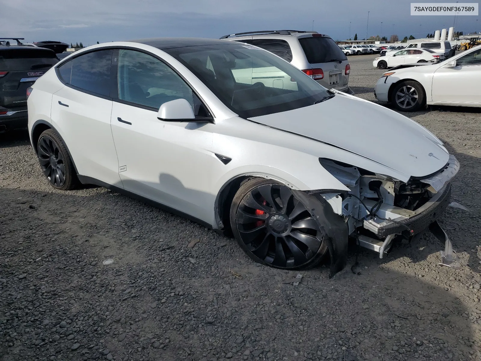 7SAYGDEF0NF367589 2022 Tesla Model Y