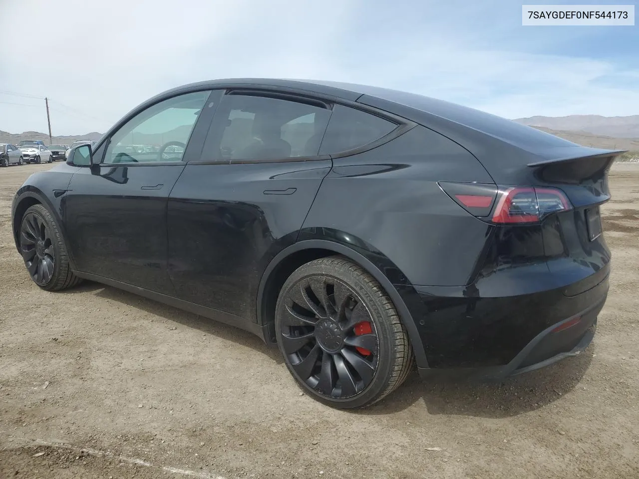 2022 Tesla Model Y VIN: 7SAYGDEF0NF544173 Lot: 51220684