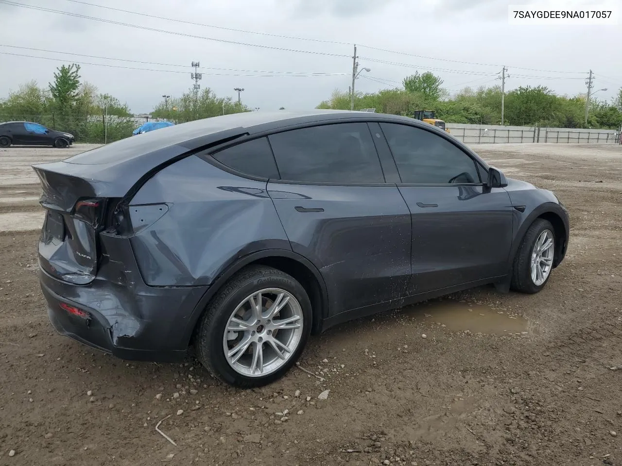 2022 Tesla Model Y VIN: 7SAYGDEE9NA017057 Lot: 52693164