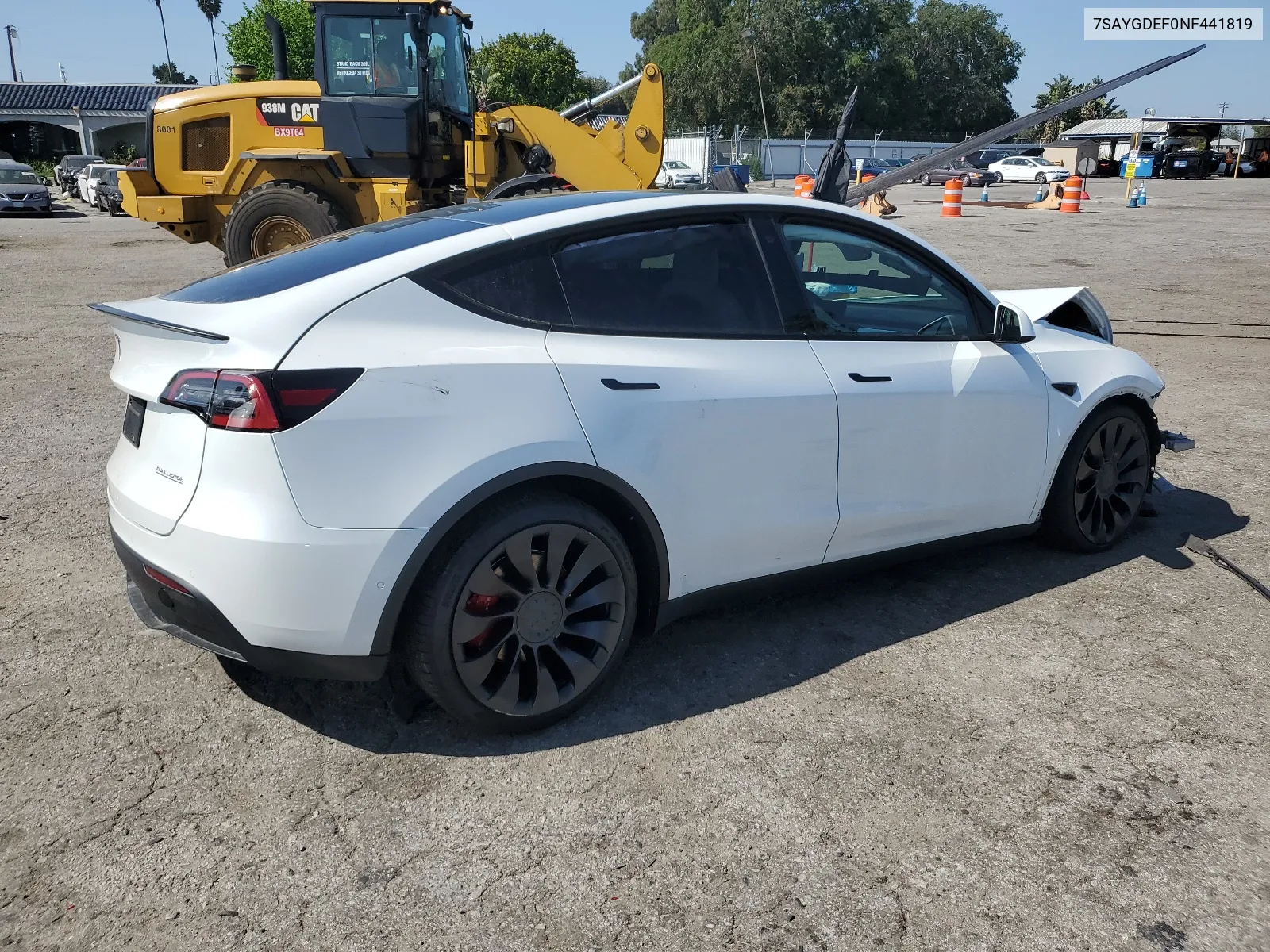 2022 Tesla Model Y VIN: 7SAYGDEF0NF441819 Lot: 52867554