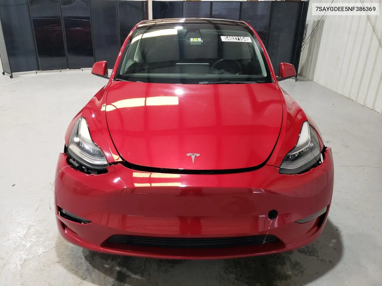 7SAYGDEE5NF386369 2022 Tesla Model Y