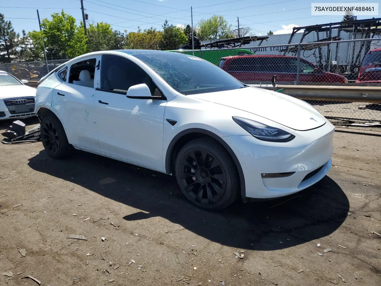 2022 Tesla Model Y VIN: 7SAYGDEEXNF488461 Lot: 54167634