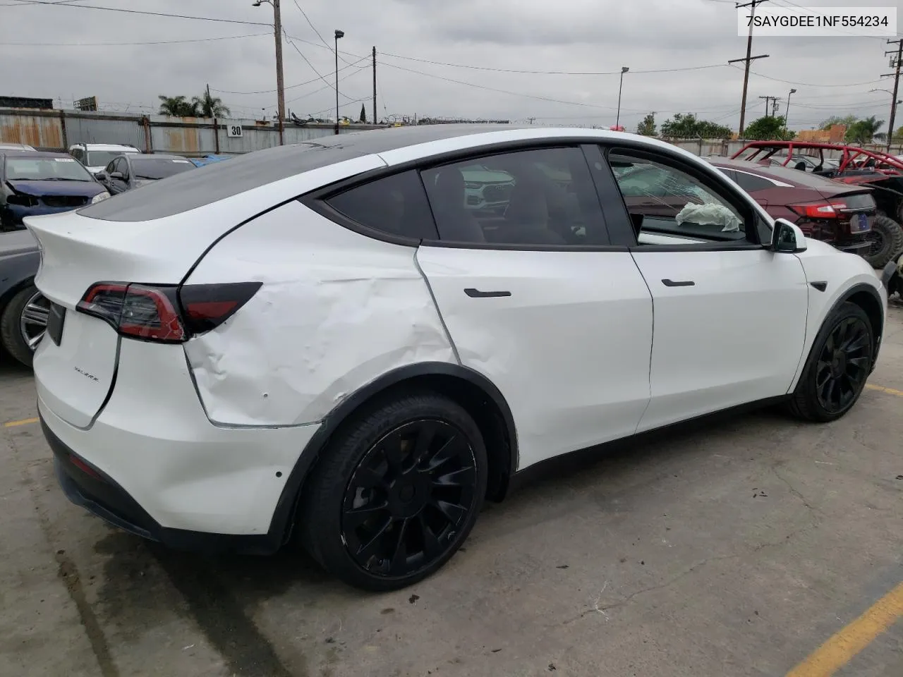 7SAYGDEE1NF554234 2022 Tesla Model Y