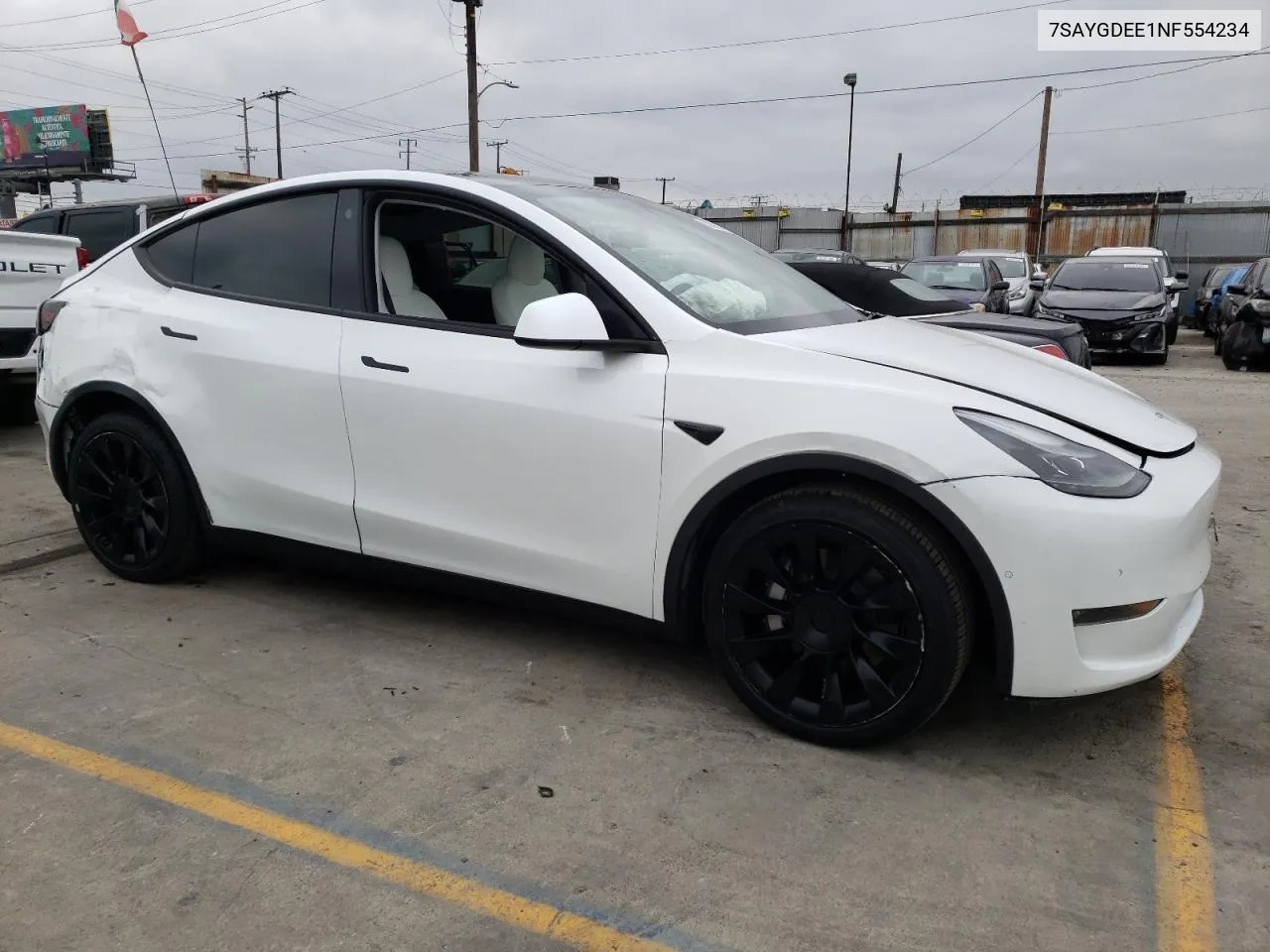 7SAYGDEE1NF554234 2022 Tesla Model Y