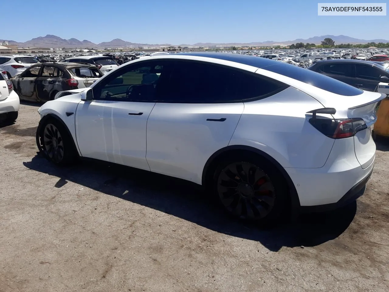 7SAYGDEF9NF543555 2022 Tesla Model Y