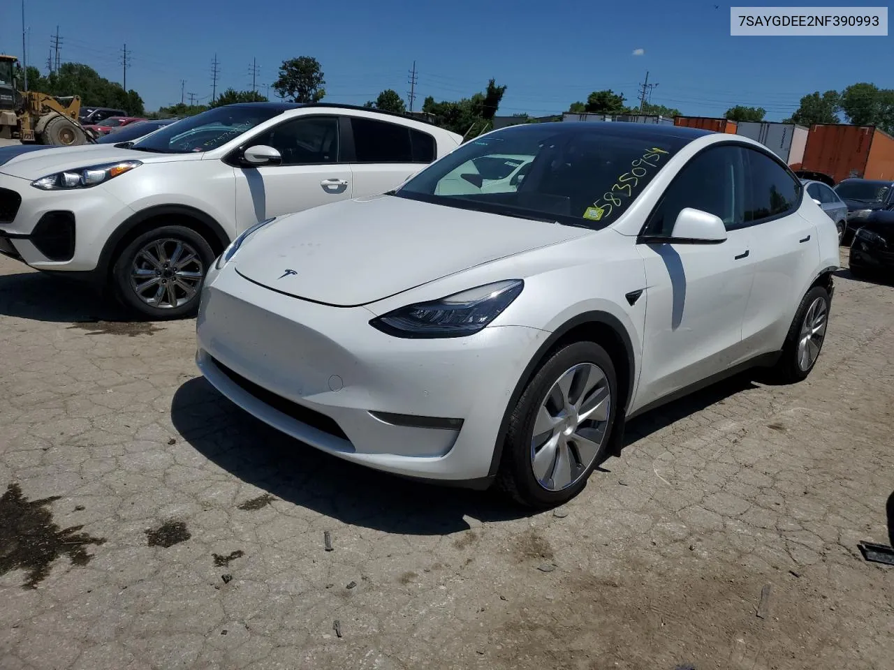 7SAYGDEE2NF390993 2022 Tesla Model Y