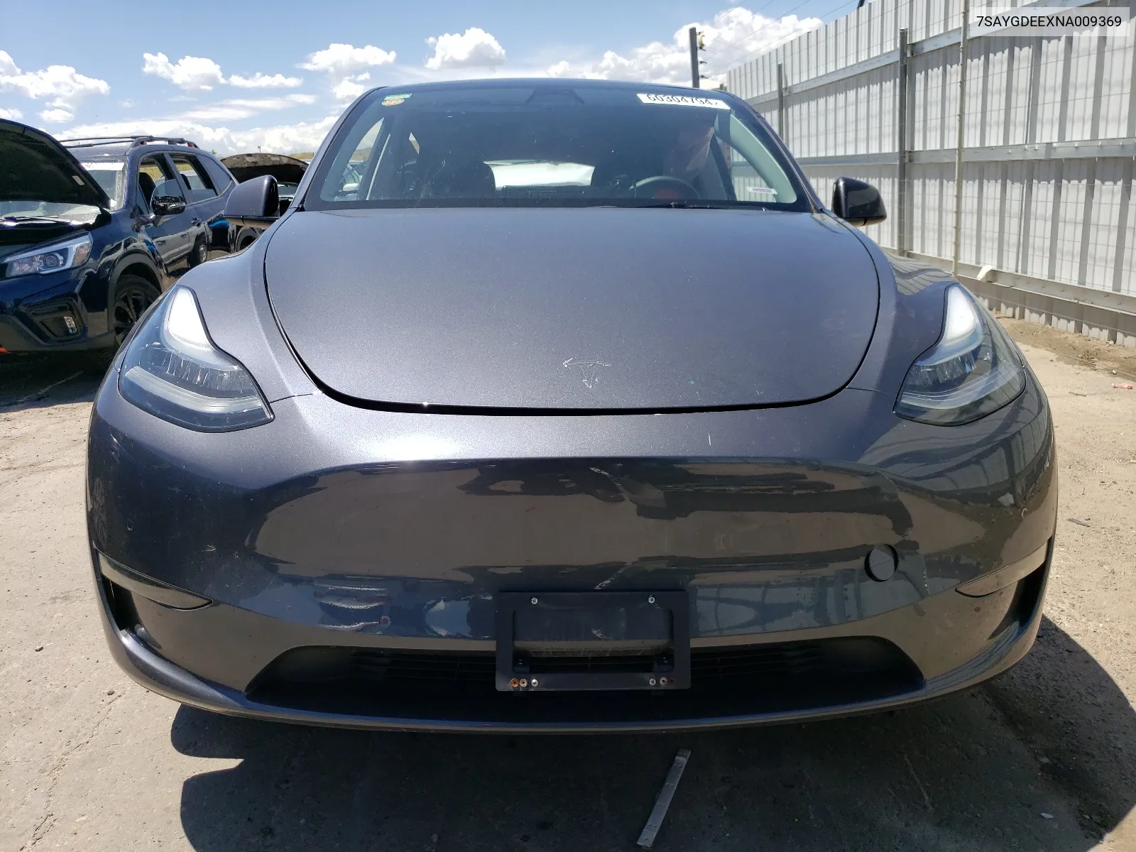 7SAYGDEEXNA009369 2022 Tesla Model Y