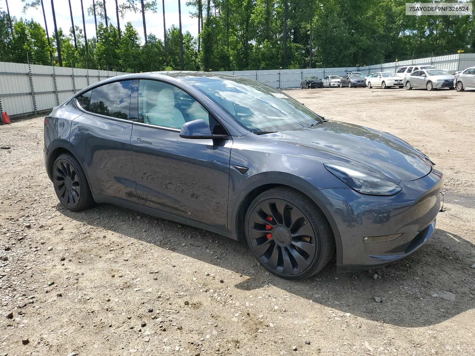 7SAYGDEF9NF326524 2022 Tesla Model Y