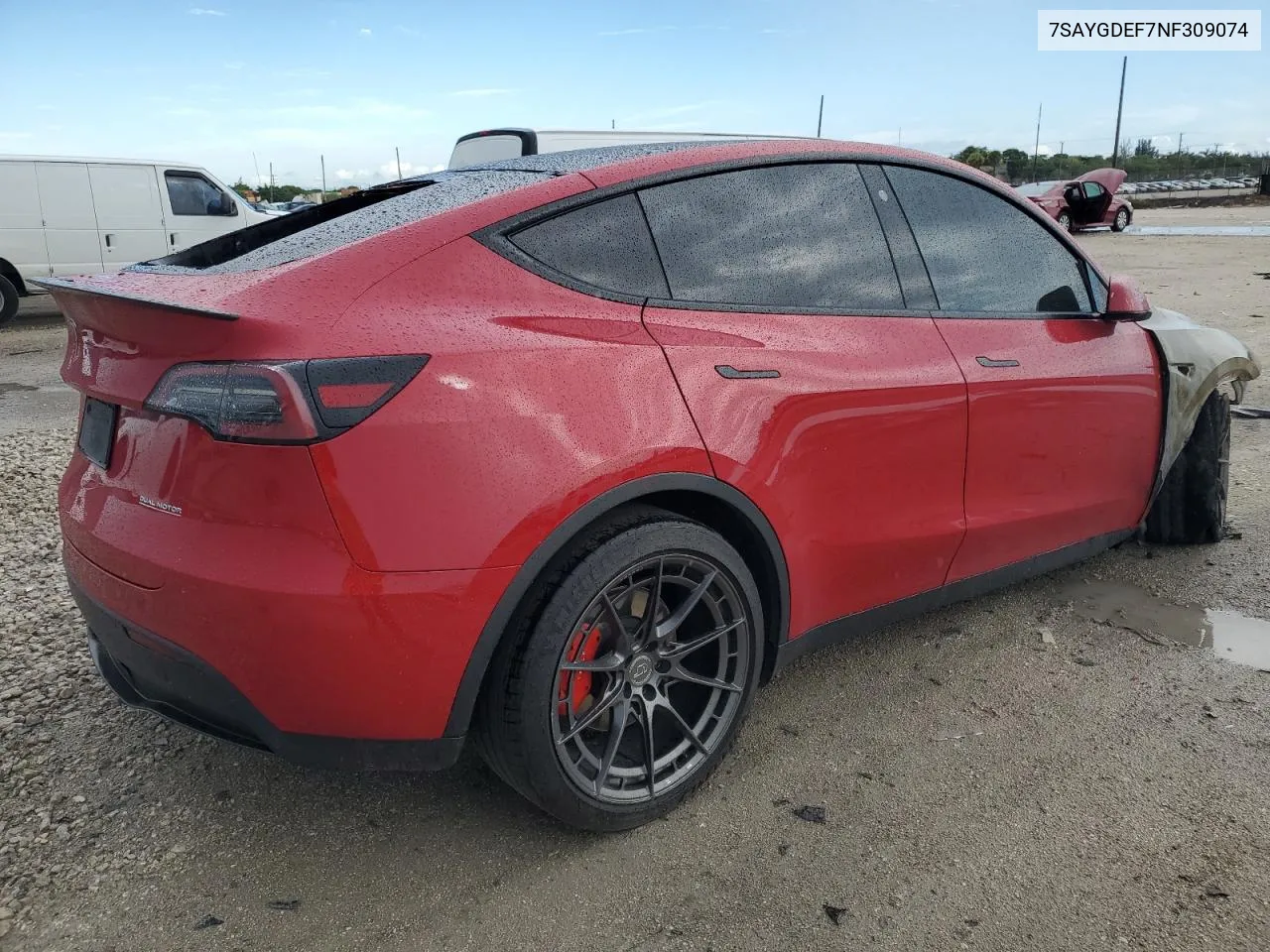 7SAYGDEF7NF309074 2022 Tesla Model Y