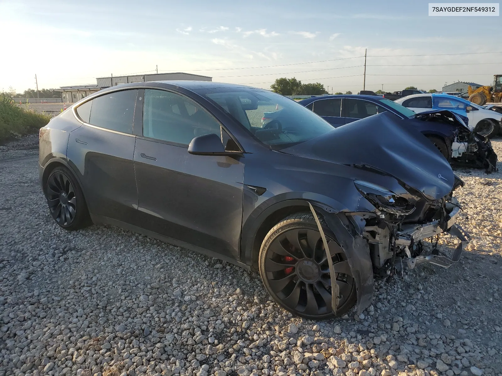 7SAYGDEF2NF549312 2022 Tesla Model Y