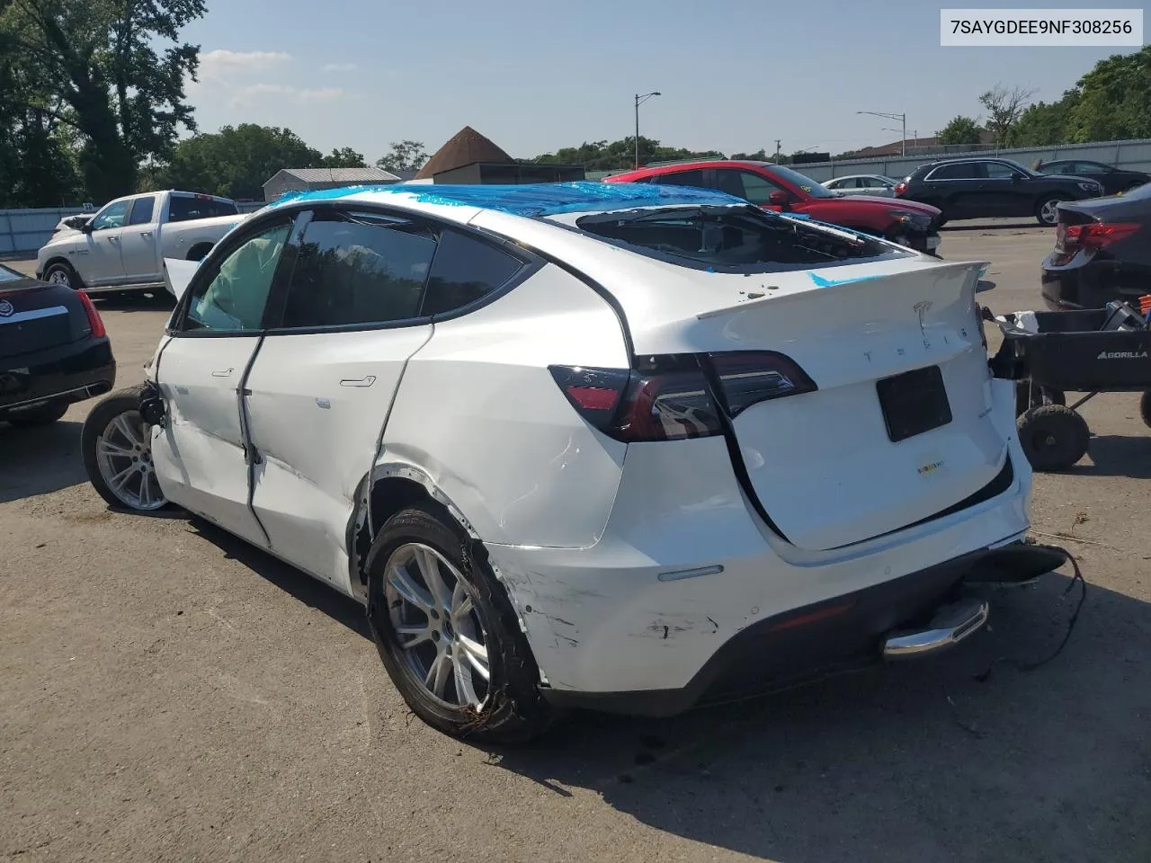 7SAYGDEE9NF308256 2022 Tesla Model Y