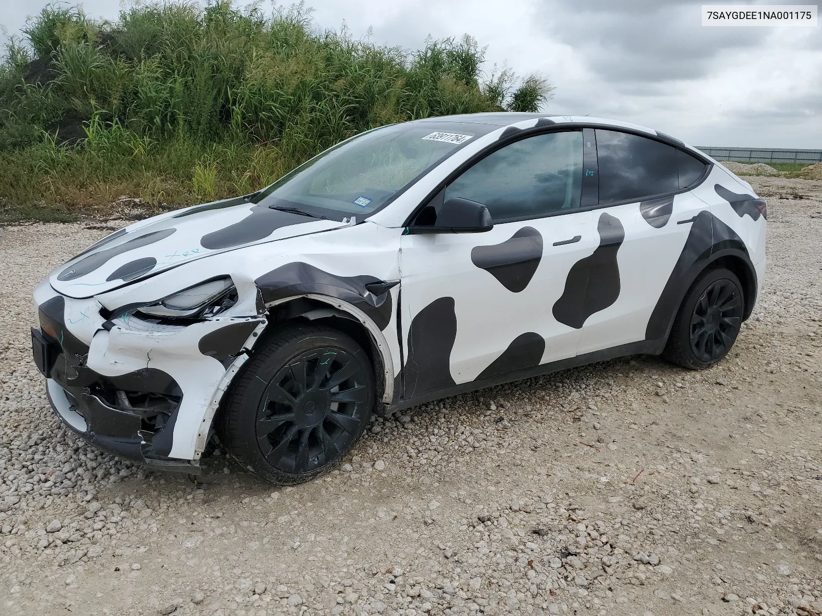 7SAYGDEE1NA001175 2022 Tesla Model Y