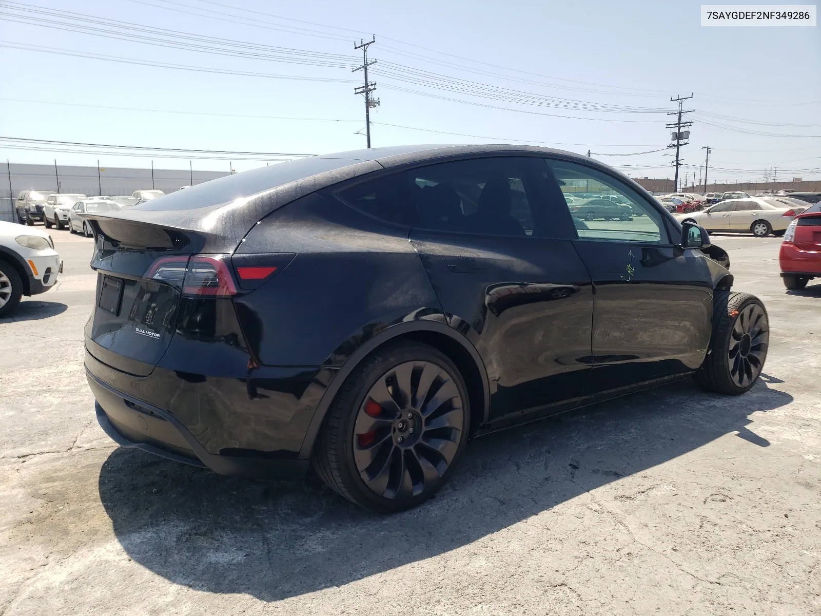 7SAYGDEF2NF349286 2022 Tesla Model Y