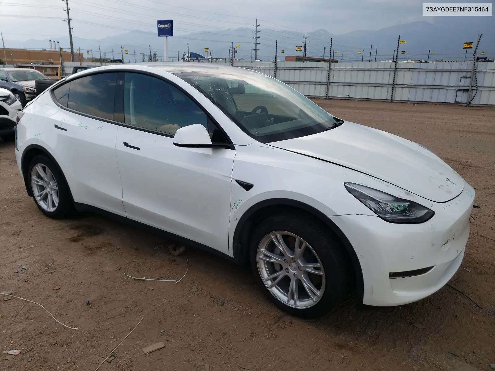 7SAYGDEE7NF315464 2022 Tesla Model Y